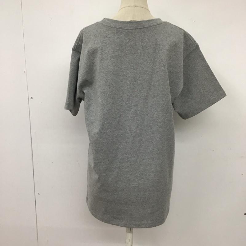 ザノースフェイス THE NORTH FACE Tシャツ 半袖 NTW32248 ヌプシコットンTee L ロゴ、文字 灰 / グレー / レディース USED 古着 中古 10116192