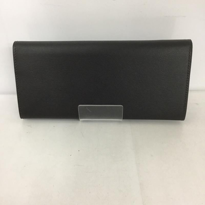 ダンヒル DUNHILL 財布 長財布 SIDECAR FP1010E 箱有 ワンポイント ダークブラウン / ダークブラウン / メンズ USED 古着 中古 10126455