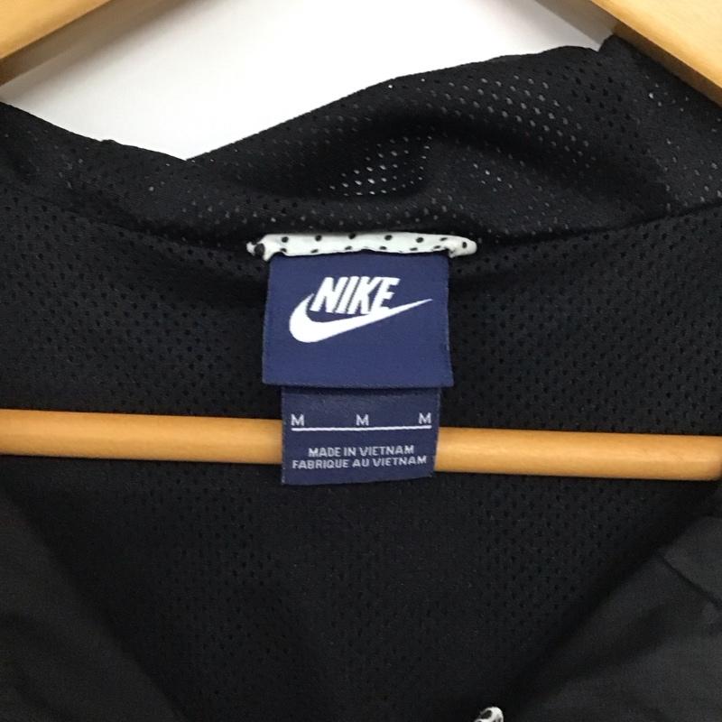 ナイキ NIKE ジャケット、上着 ジャンパー、ブルゾン 727578-100 ナイロンジャケット ジップアップパーカー アウター M ロゴ、文字 白 / ホワイト / X 黒 / ブラック / メンズ USED 古着 中古 10136728