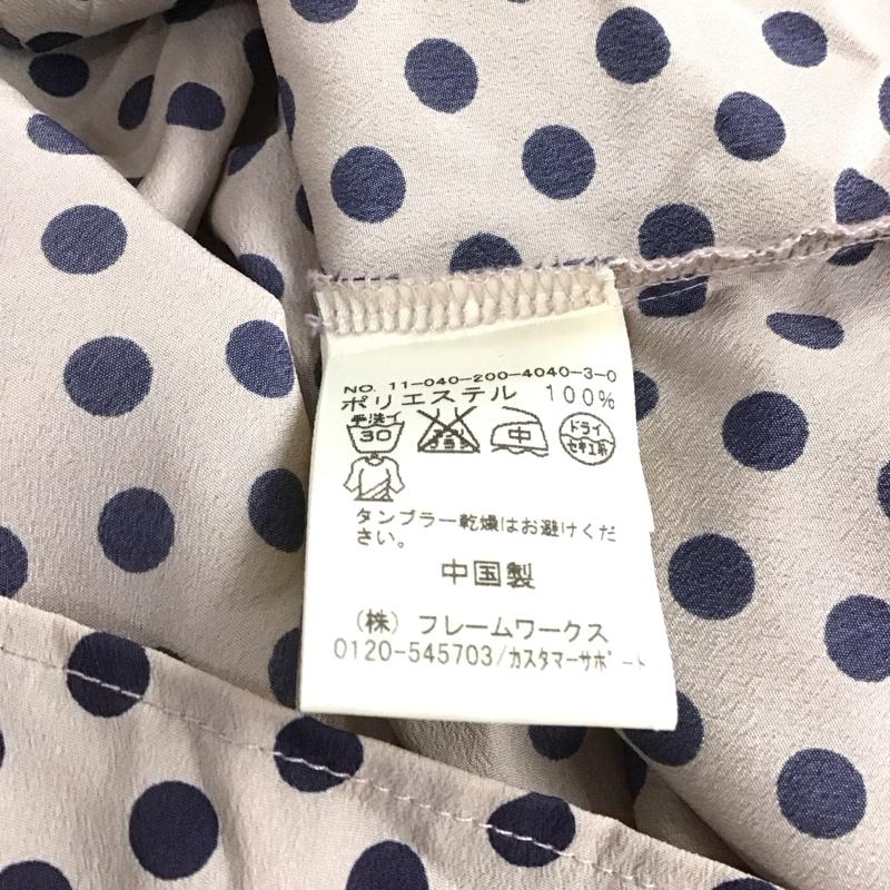 スピック&スパン Spick & Span ワンピース ミニスカート ドット ベージュ / ベージュ / レディース USED 古着 中古 10146280