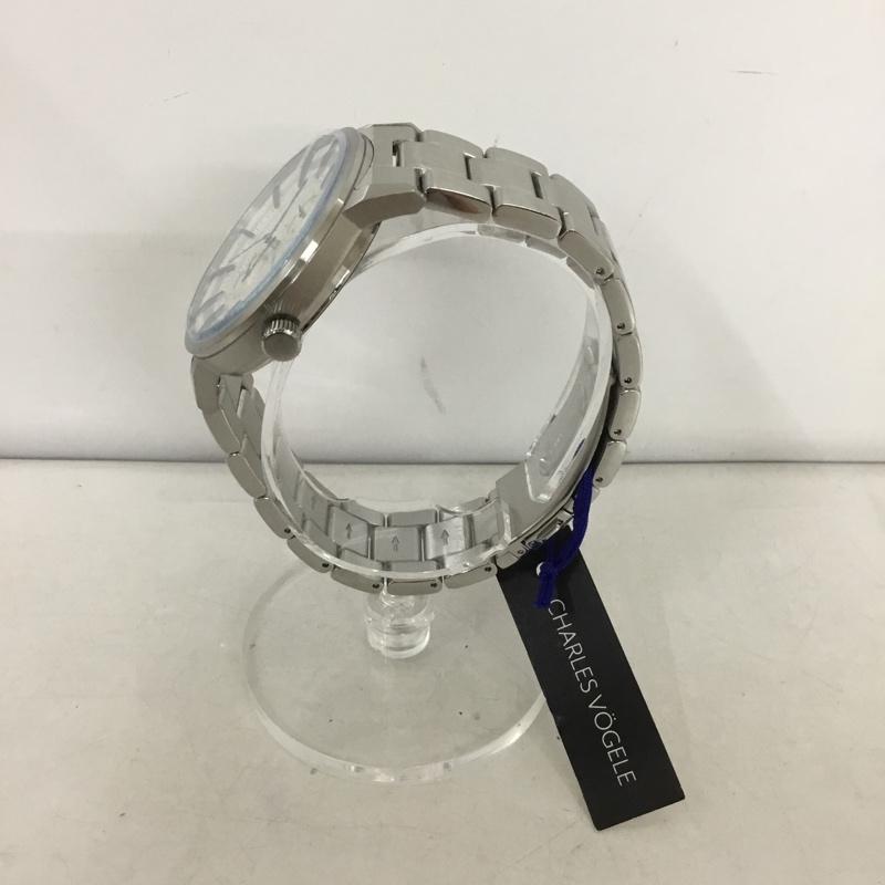 シャルルホーゲル CHARLESVOGELE 腕時計 アナログ(クォーツ式) V0722 ロゴ、文字 銀 / シルバー / メンズ USED 古着 中古 10135157