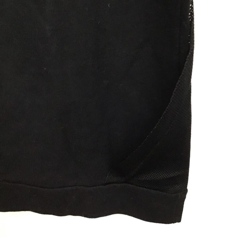 ザラメン ZARA MAN パーカー 半袖 半袖パーカーカットソー プルオーバーパーカー XL 無地 黒 / ブラック / メンズ USED 古着 中古 10130570