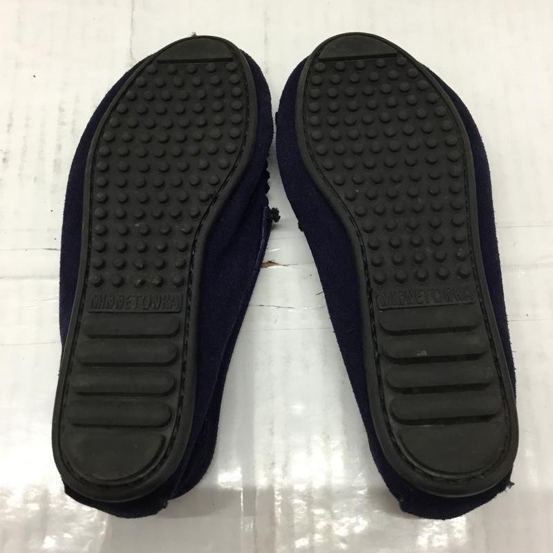 ミネトンカ Minnetonka カジュアルシューズ カジュアルシューズ 405S モカシン 無地 紺 / ネイビー / レディース USED 古着 中古 10106533