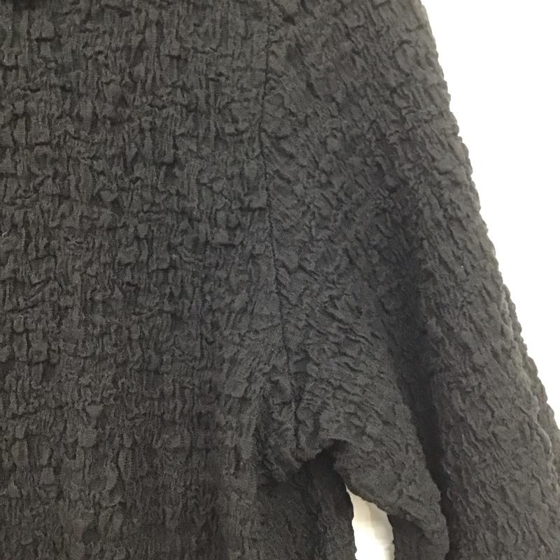 ダブルクローゼット w closet シャツ、ブラウス 半袖 340123 ショート丈 無地 黒 / ブラック / レディース USED 古着 中古 10139111