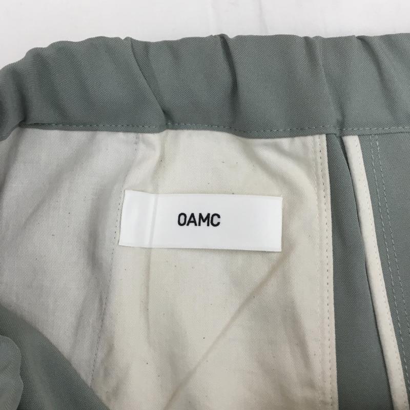オーエーエムシー OAMC パンツ ワークパンツ、ペインターパンツ OAMC ドローコードクロップドパンツ 23E28OAU50 L 無地 薄緑 / ライトグリーン /  メンズ USED 古着 中古 10124745