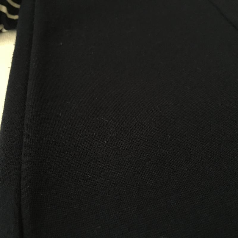 ヒューゴボス HUGO BOSS ワンピース ひざ丈スカート M 無地 X ボーダー柄 紺 / ネイビー / X 白 / ホワイト /  レディース USED 古着 中古 10015484