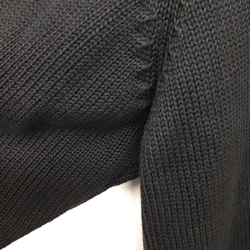 ポロバイラルフローレン Polo by RALPH LAUREN ニット、セーター 長袖 長袖ニットカットソー クルーネック セーター 90s M ロゴ、文字 黒 / ブラック / メンズ USED 古着 中古 10132630