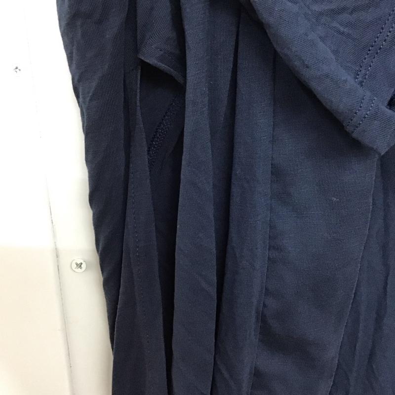 ザラ ZARA カーディガン 半袖 半袖カーディガン 前開き 薄手 M 無地 紺 / ネイビー / レディース USED 古着 中古 10128745