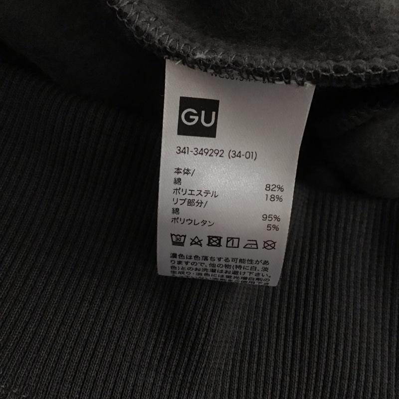 ジーユー GU パーカー 長袖 341-349292 ヘビーウェイトスウェットパーカー ストレンジャーシングス 長袖パーカー XL ロゴ、文字 黒 / ブラック / メンズ USED 古着 中古 10106993