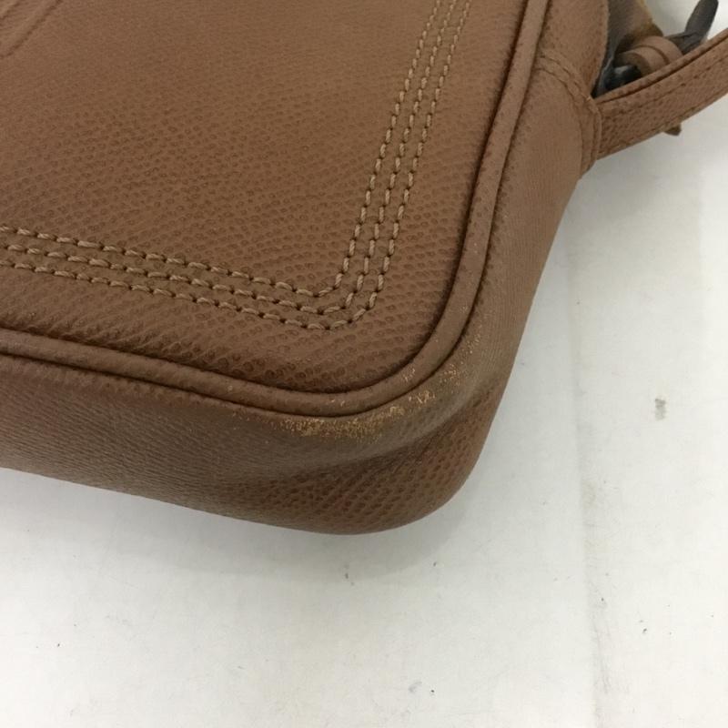 レノマ renoma セカンドバッグ セカンドバッグ レザー ロゴ、文字 茶 / ブラウン / メンズ USED 古着 中古 10130024