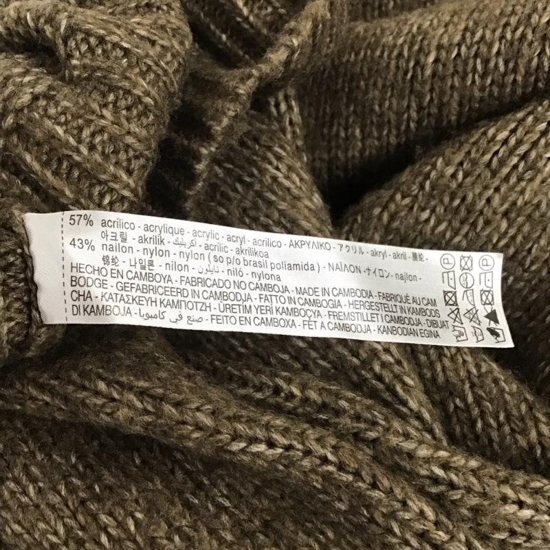 ザラ ZARA ニット、セーター 長袖 S 無地 茶 / ブラウン / レディース USED 古着 中古 10132855