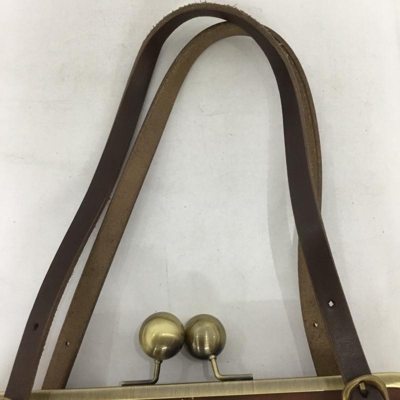 アインソフ AINSOPH ハンドバッグ ハンドバッグ がま口 ワンポイント 茶 / ブラウン / レディース USED 古着 中古 10132051