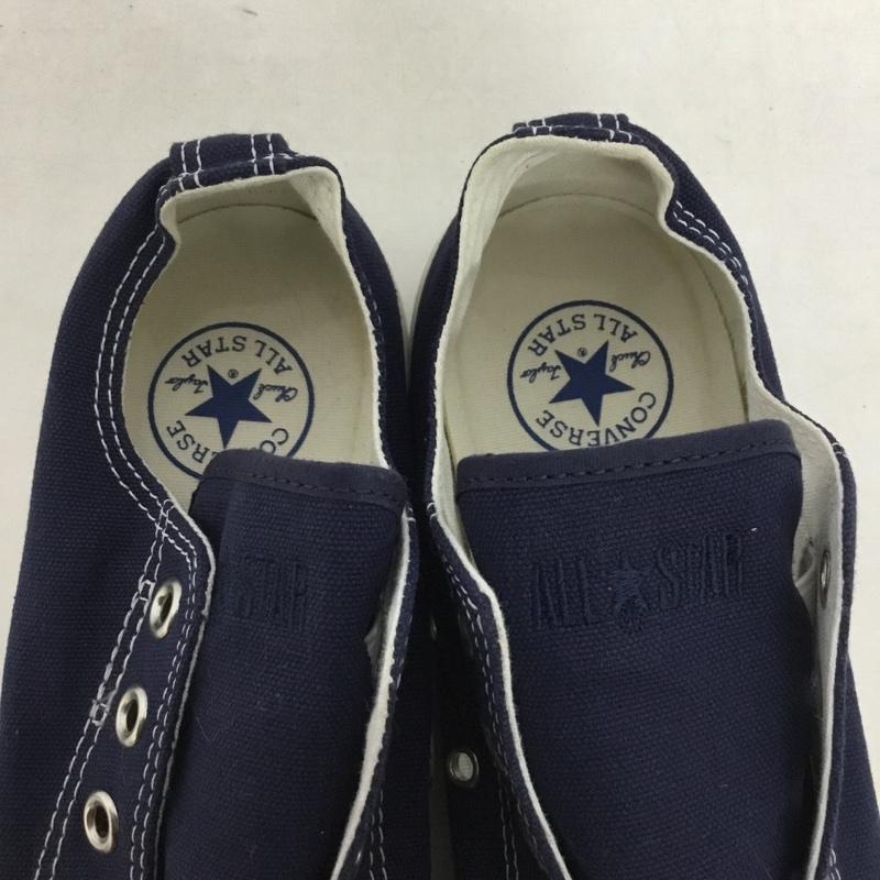 コンバース CONVERSE スニーカー スニーカー 1CJ751 ALL STARSLIPON IENA 24cm 箱有 24.0cm ロゴ、文字 紺 / ネイビー / レディース USED 古着 中古 10128293