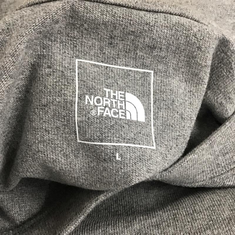 ザノースフェイス THE NORTH FACE Tシャツ 半袖 NTW32248 ヌプシコットンTee L ロゴ、文字 灰 / グレー / レディース USED 古着 中古 10116192