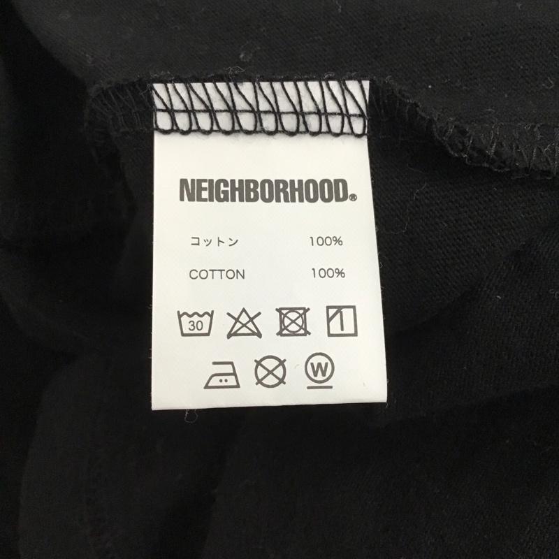 ネイバーフッド NEIGHBORHOOD Tシャツ 半袖 半袖カットソー プリントTシャツ クルーネックカットソー L プリント 黒 / ブラック / メンズ USED 古着 中古 10132306