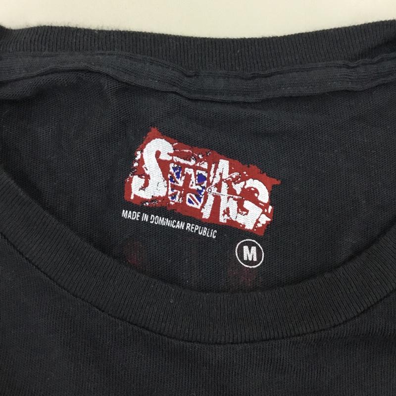 古着 USED Tシャツ 半袖 半袖カットソー プリントTシャツ クルーネックカットソー バンドTシャツ M プリント 黒 / ブラック /  メンズ USED 古着 中古 10111306