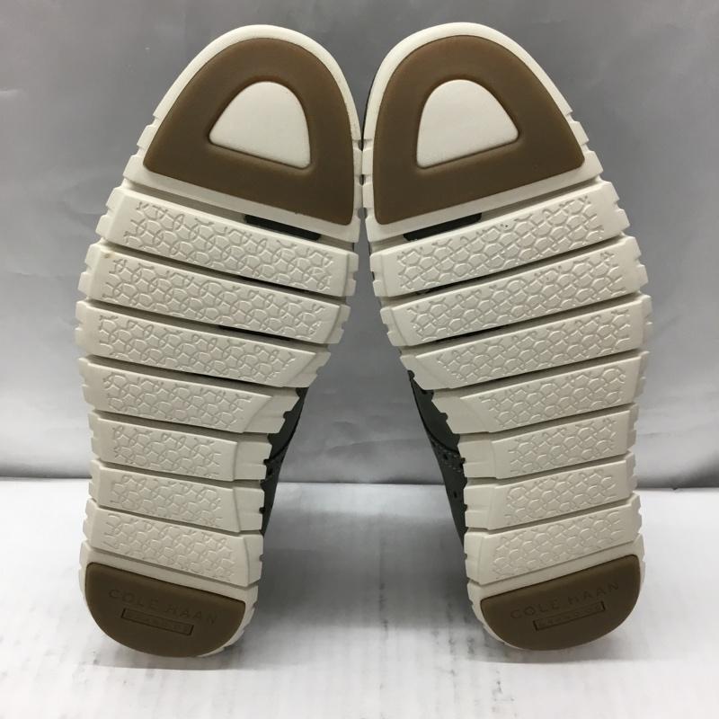 コールハーン COLE HAAN カジュアルシューズ カジュアルシューズ C30324 ゼログランド ウィングチップ オックスフォード 8W 箱有 US:8 ロゴ、文字 カーキ / カーキ / メンズ USED 古着 中古 10106250