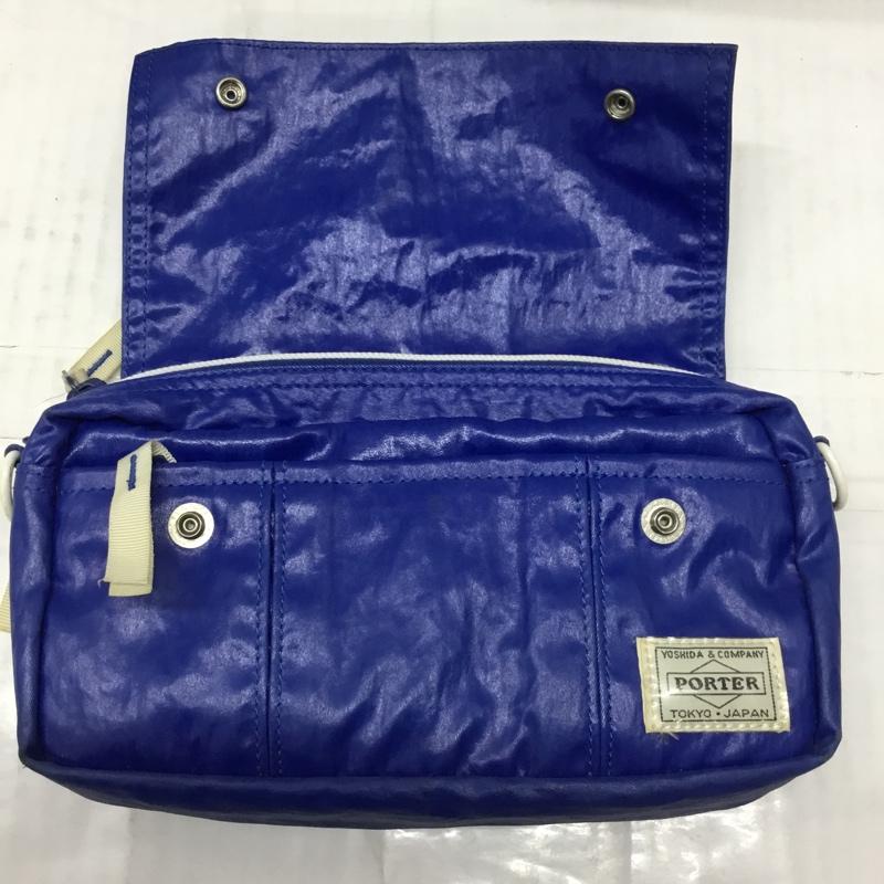 ポーター PORTER ショルダーバッグ ショルダーバッグ ロゴ、文字 青 / ブルー / レディース USED 古着 中古 10107882