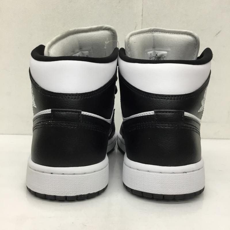 ナイキ NIKE スニーカー スニーカー DV0991-101 Jordan Air Jordan 1 Mid 24.5cm ロゴ、文字 白 / ホワイト / X 黒 / ブラック / レディース USED 古着 中古 10138276