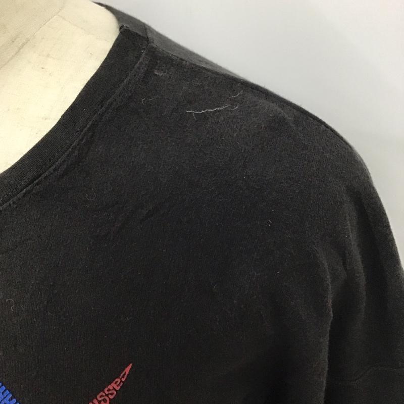 古着 USED トレーナー 長袖 NASA 薄手スウェット ロゴ、文字 黒 / ブラック /  メンズ USED 古着 中古 10116826