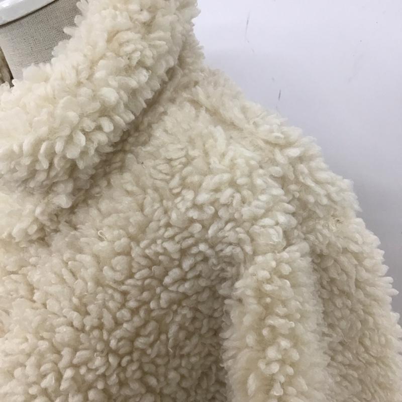 ザラ ZARA パーカー 長袖 ジップパーカー S 無地 アイボリー / アイボリー / レディース USED 古着 中古 10110503