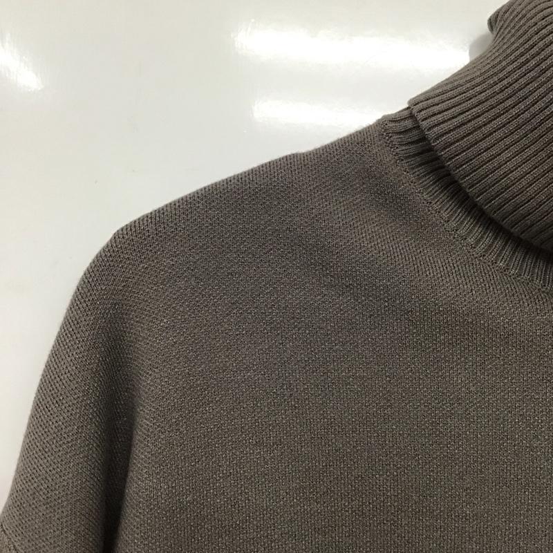 ザラ ZARA ニット、セーター 長袖 長袖ニットカットソー タートルネック セーター XL 無地 灰 / グレー / メンズ USED 古着 中古 10133235