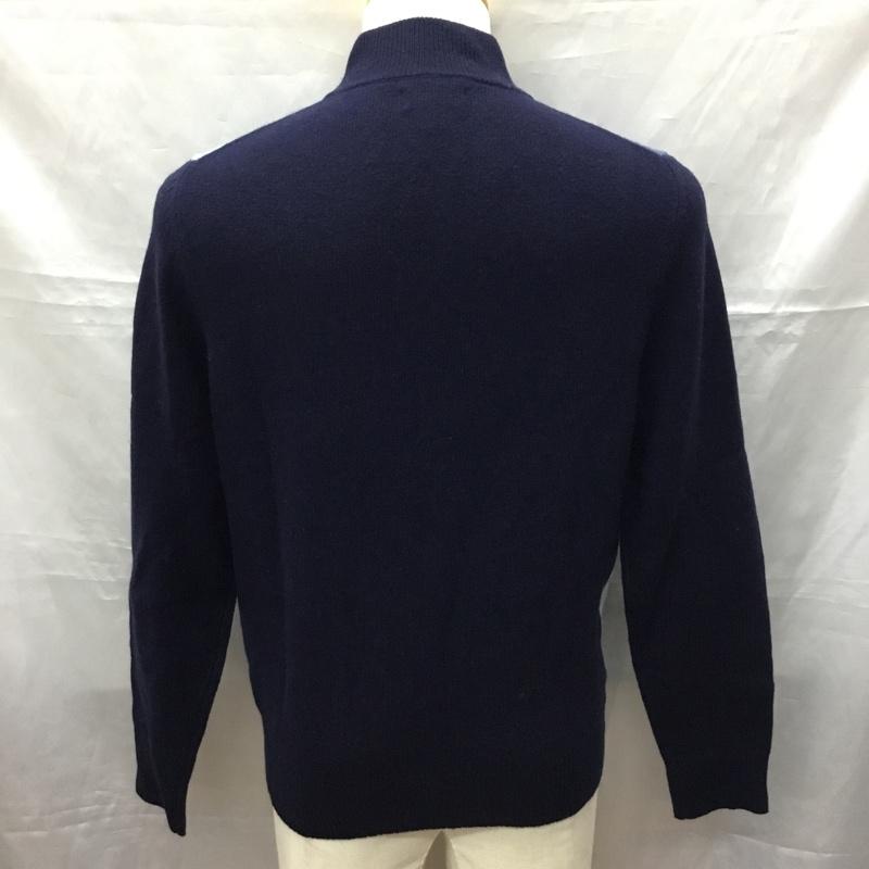 ブルックスブラザーズ BROOKS BROTHERS ニット、セーター 長袖 長袖ニットカットソー ニット セーター ジップアップネックニット S チェック マルチカラー / マルチカラー / メンズ USED 古着 中古 10113542
