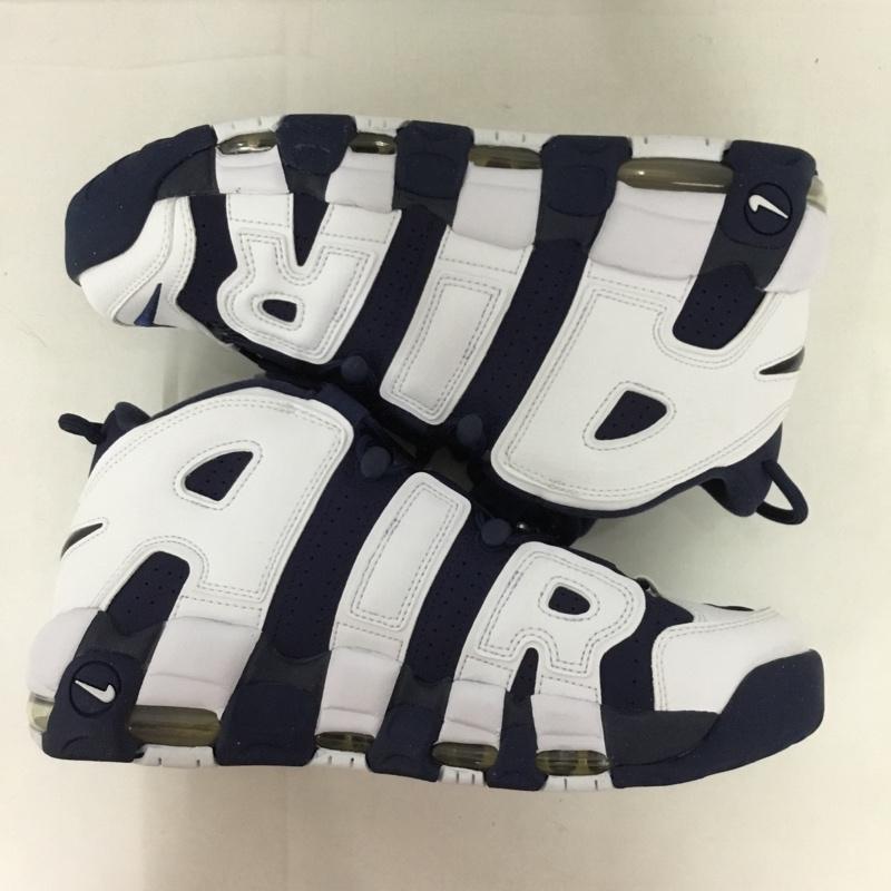 ナイキ NIKE スニーカー スニーカー FQ8182-100 AIR MORE UPTEMPO 96 28cm 箱有 28.0cm ロゴ、文字 白 / ホワイト / X 紺 / ネイビー / メンズ USED 古着 中古 10129908