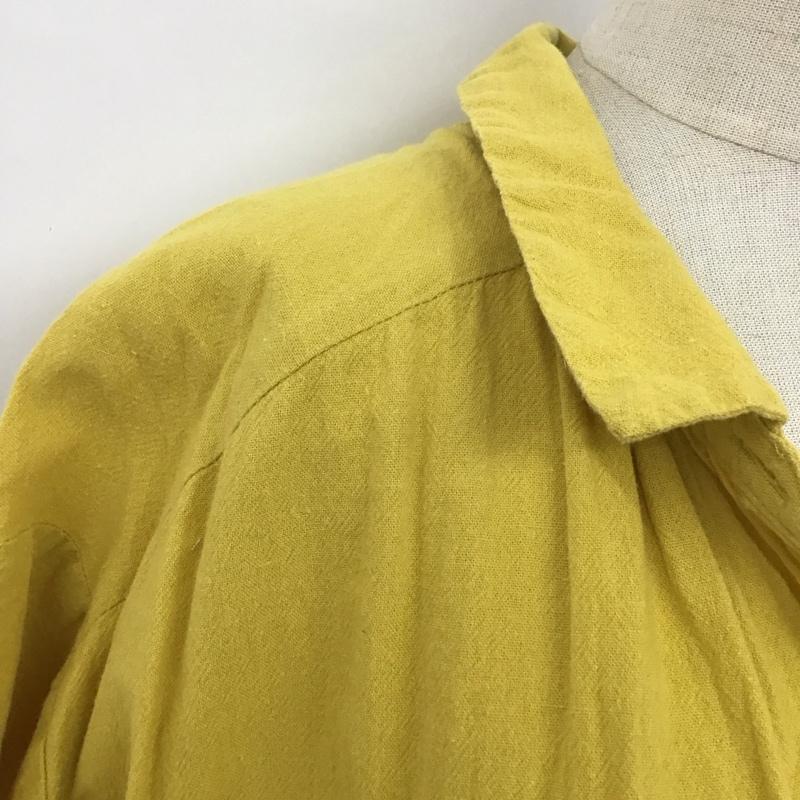 サマンサモスモス Samansa Mos2 チュニック 半袖 1708305 シャツワンピース FREE 無地 マスタード / マスタード / レディース USED 古着 中古 10109059