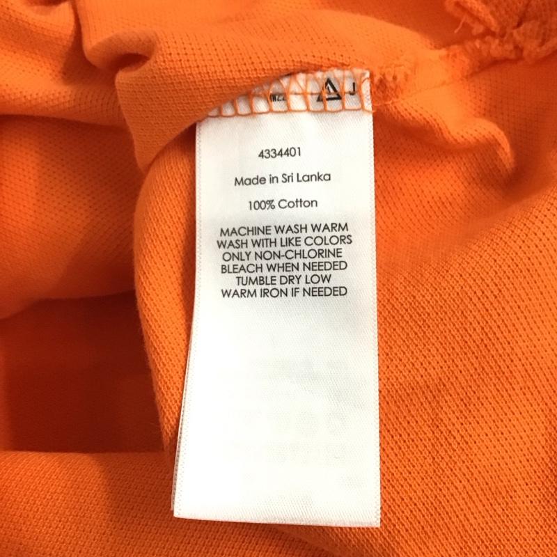 ポロバイラルフローレン Polo by RALPH LAUREN ポロシャツ 半袖 半袖ポロシャツ カラーシャツ 半袖カットソー XS ロゴ、文字 橙 / オレンジ / メンズ USED 古着 中古 10130838