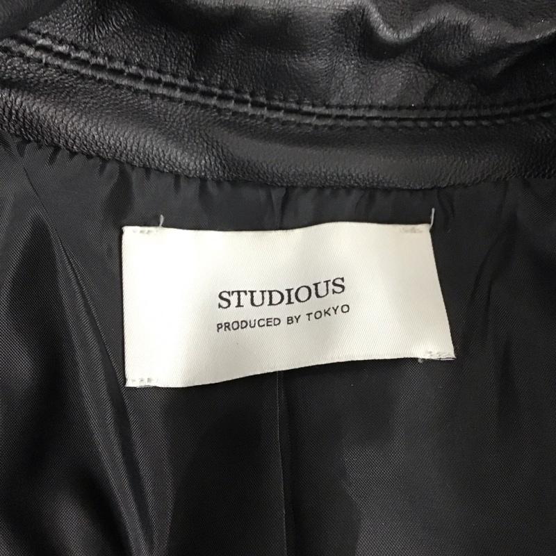 ステュディオス STUDIOUS ジャケット、上着 ライダース 207052002 ダブルライダースジャケット 1 無地 黒 / ブラック / レディース USED 古着 中古 10123883