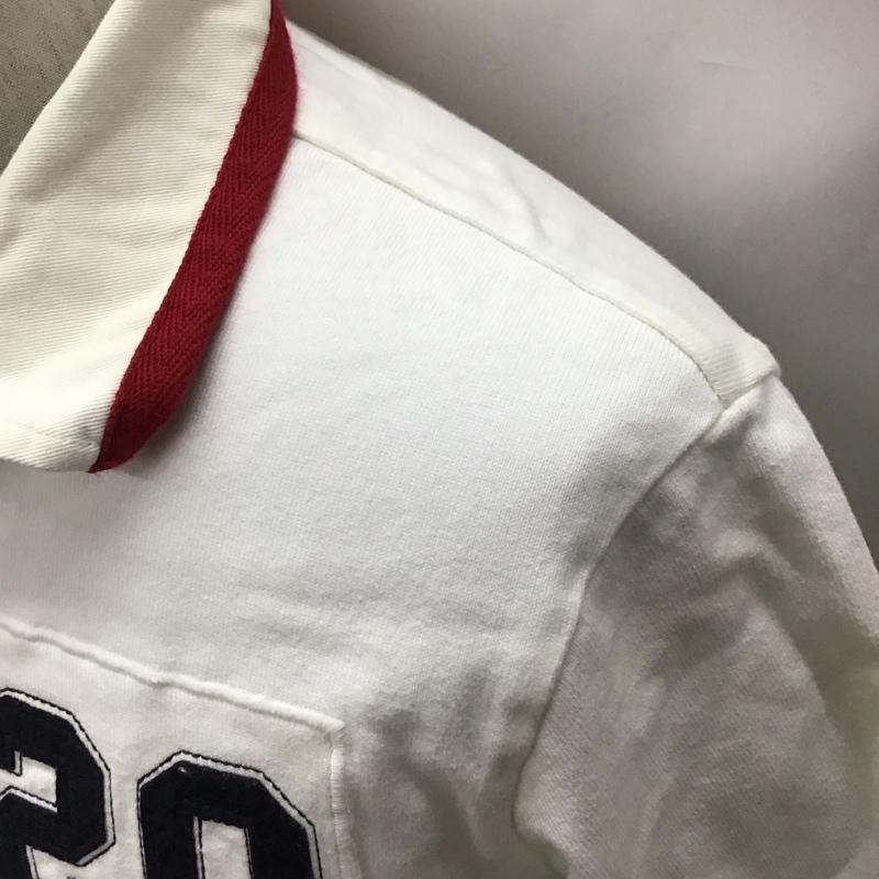 エディーバウアー Eddie Bauer ポロシャツ 半袖 半袖ポロシャツ カラーシャツ 半袖カットソー S ロゴ、文字 白 / ホワイト / X 緑 / グリーン / X 紺 / ネイビー / X 赤 / レッド /  メンズ USED 古着 中古 10111679