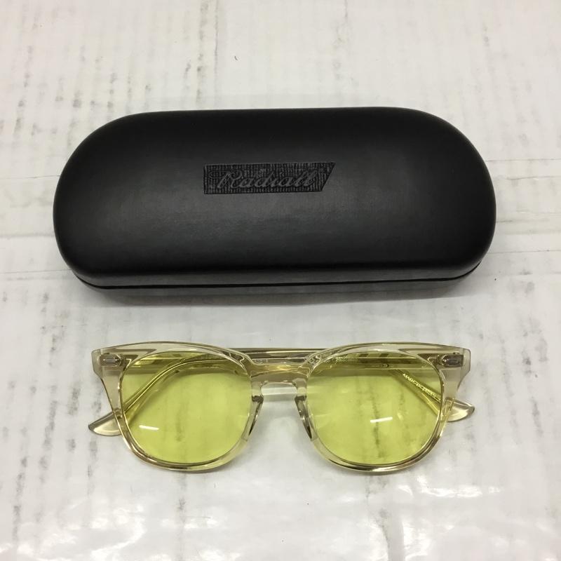 ラディアル RADIALL めがね・サングラス サングラス FIFTY NINE クリアフレーム ケース付き 無地 黄 / イエロー / メンズ USED 古着 中古 10106672