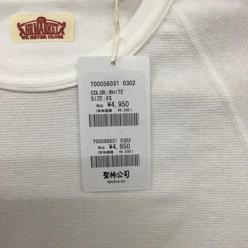 ハリウッドランチマーケット H.R MARKET Tシャツ 半袖 0 ロゴ、文字 白 / ホワイト / レディース USED 古着 中古 10135079