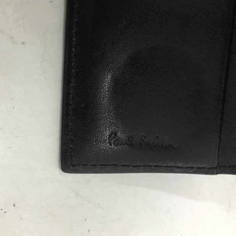 ポールスミス Paul Smith キーホルダー キーホルダー ブライトストライプトリム キーケース ロゴ、文字 黒 / ブラック / メンズ USED 古着 中古 10136356
