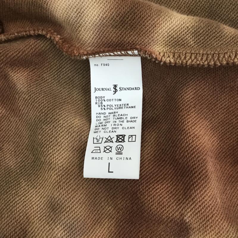 ジャーナルスタンダード JOURNAL STANDARD トレーナー 長袖 スウェット 20-070-600-9212-1-0 L 総柄 茶 / ブラウン / メンズ USED 古着 中古 10136369