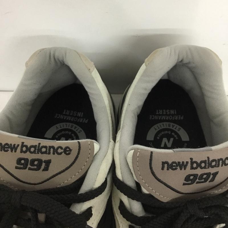 ニューバランス New Balance スニーカー スニーカー M991WIN USA11 イングランド製 箱有 US:10 ロゴ、文字 灰 / グレー / X 黒 / ブラック / メンズ USED 古着 中古 10138828