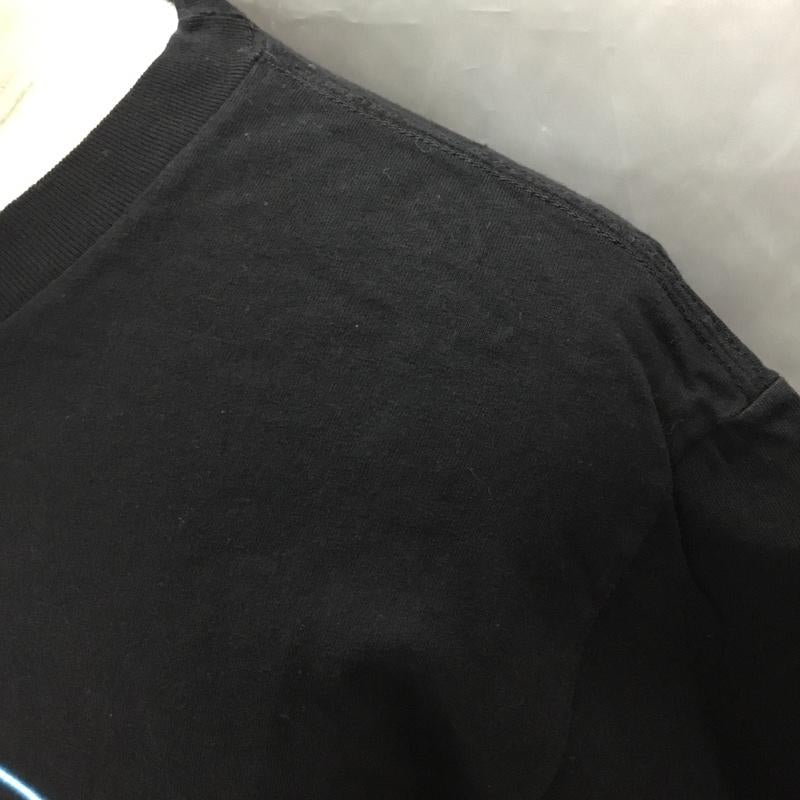 チャレンジャー CHALLENGER Tシャツ 半袖 半袖カットソー プリントTシャツ クルーネックカットソー L ロゴ、文字 黒 / ブラック /  メンズ USED 古着 中古 10112209