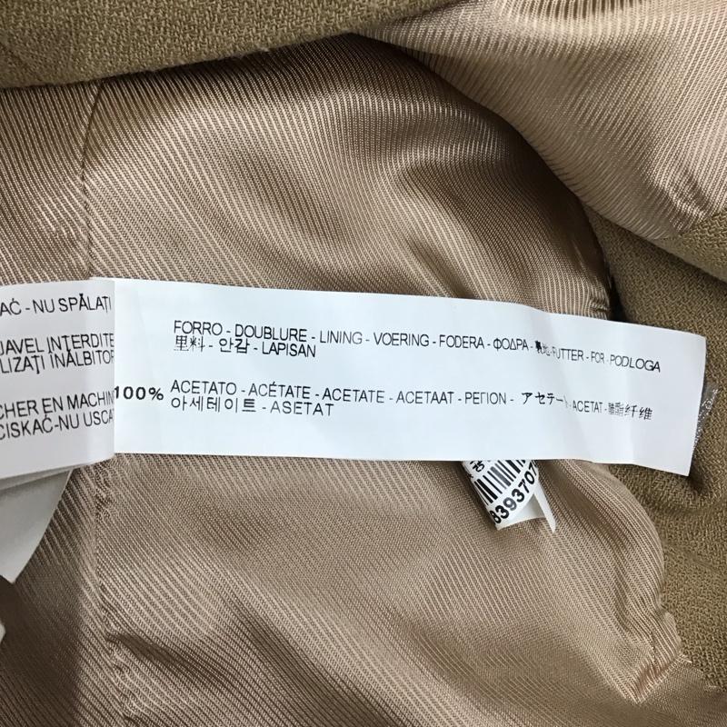 ザラベーシック ZARA BASIC ジャケット、上着 ジャケット、ブレザー 2108 393 707 ノーカラー S 無地 ベージュ / ベージュ / レディース USED 古着 中古 10118410