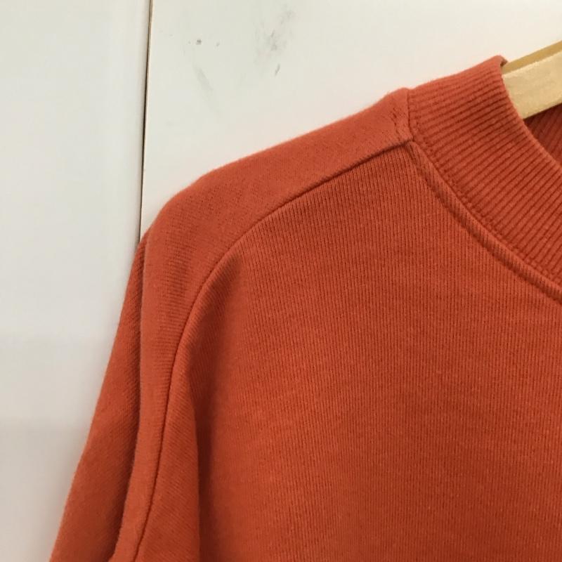 メルシーボークー mercibeaucoup, カットソー 長袖 長袖カットソー クルーネックカットソー ロングスリーブカットソー プリントTシャツ 1 ロゴ、文字 橙 / オレンジ / レディース USED 古着 中古 10119553