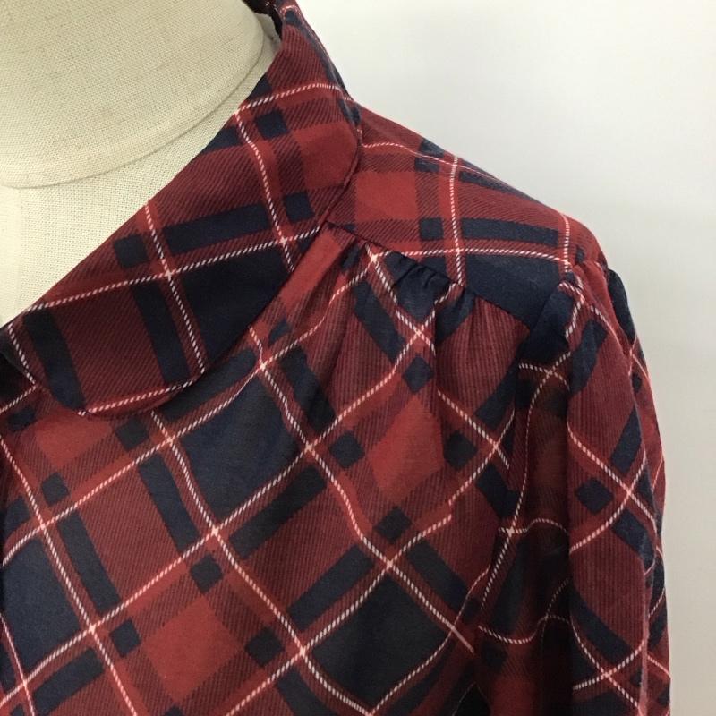 ローリーズファーム LOWRYS FARM シャツ、ブラウス 長袖 M チェック マルチカラー / マルチカラー / レディース USED 古着 中古 10121378