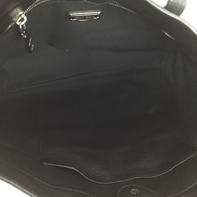 ミュウミュウ miu miu トートバッグ トートバッグ RR1934 VITELLO DAINO レザー ロゴ、文字 黒 / ブラック / X 銀 / シルバー / レディース USED 古着 中古 10126463
