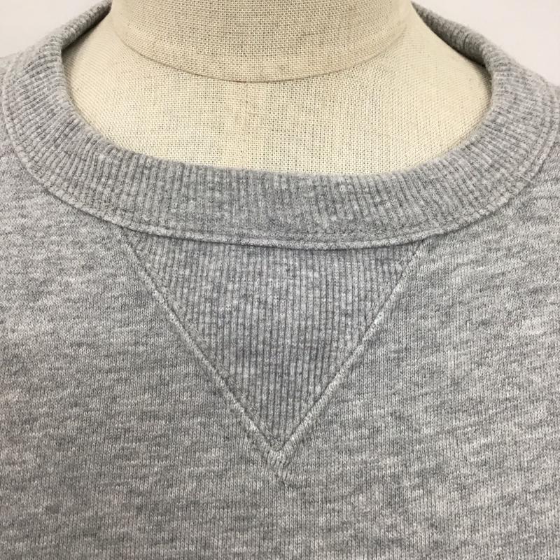 チャンピオン Champion トレーナー 長袖 CWSJ026 スウェット クルーネック 裏毛 M ロゴ、文字 灰 / グレー / レディース USED 古着 中古 10123048