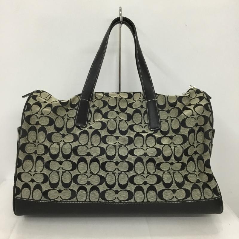 コーチ COACH ボストンバッグ ボストンバッグ 4253 シグネチャー 総柄 黒 / ブラック / レディース USED 古着 中古 10134826