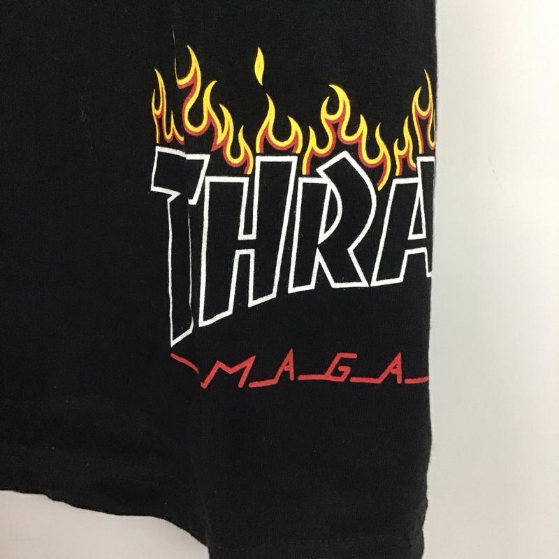 スラッシャー THRASHER Tシャツ 半袖 半袖カットソー プリントTシャツ クルーネックカットソー S ロゴ、文字 黒 / ブラック / メンズ USED 古着 中古 10136576
