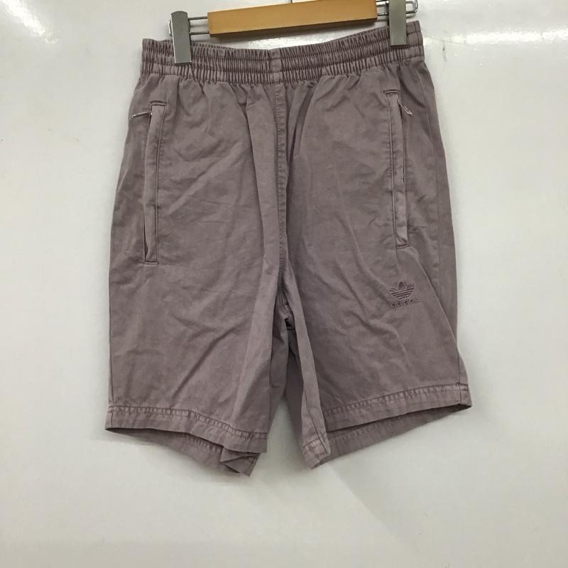 アディダス adidas パンツ ショートパンツ ショートパンツ ハーフパンツ カジュアルパンツ ロゴ、文字 紫 / パープル / メンズ USED 古着 中古 10135957