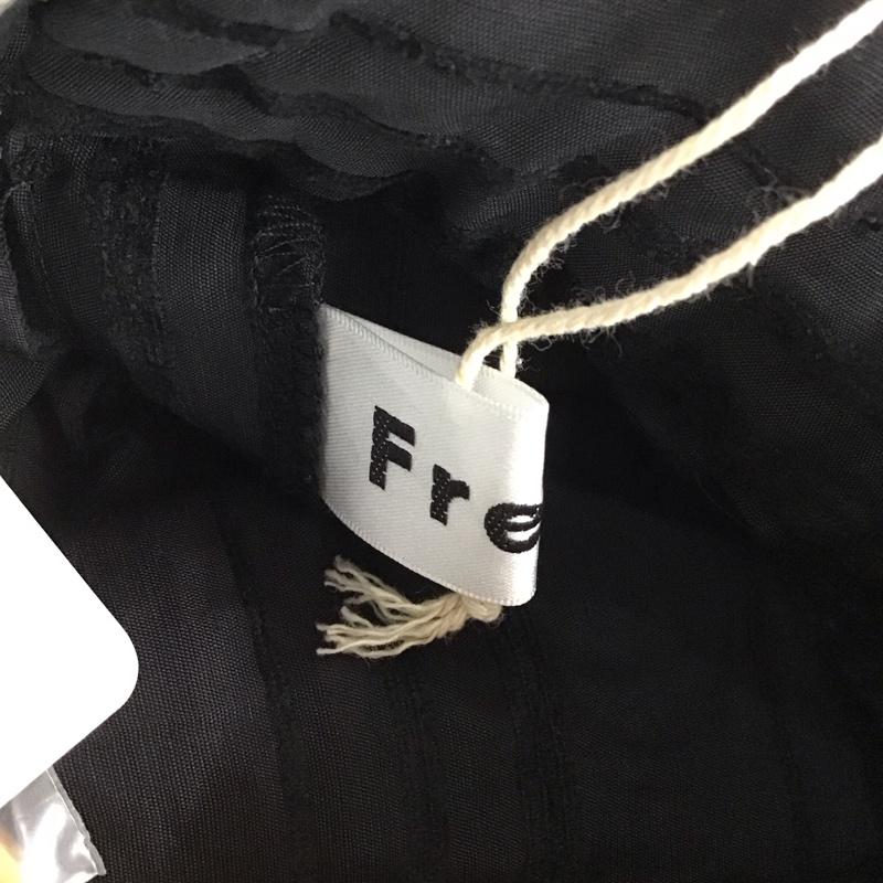 フラーネ Frene シャツ、ブラウス 長袖 FREE 無地 黒 / ブラック / レディース USED 古着 中古 10130281