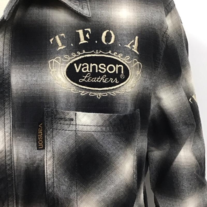 ヴァンソン VANSON シャツ、ブラウス 長袖 長袖シャツ カラーシャツ ポケットシャツ 長袖カットソー チェックシャツ L チェック マルチカラー / マルチカラー / メンズ USED 古着 中古 10108010