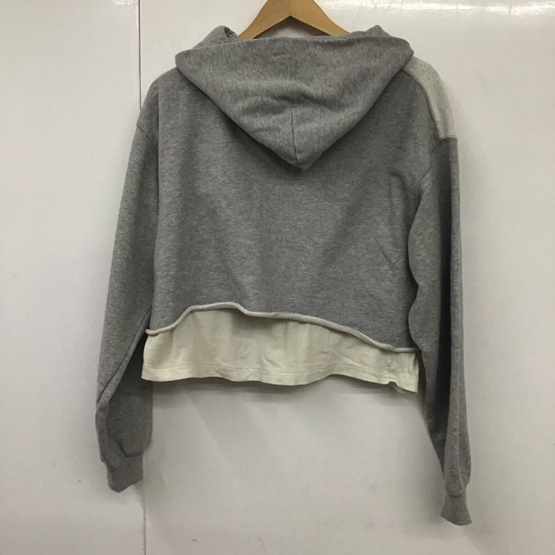ニコアンド niko and... パーカー 長袖 フーディ M ロゴ、文字 マルチカラー / マルチカラー / レディース USED 古着 中古 10130379