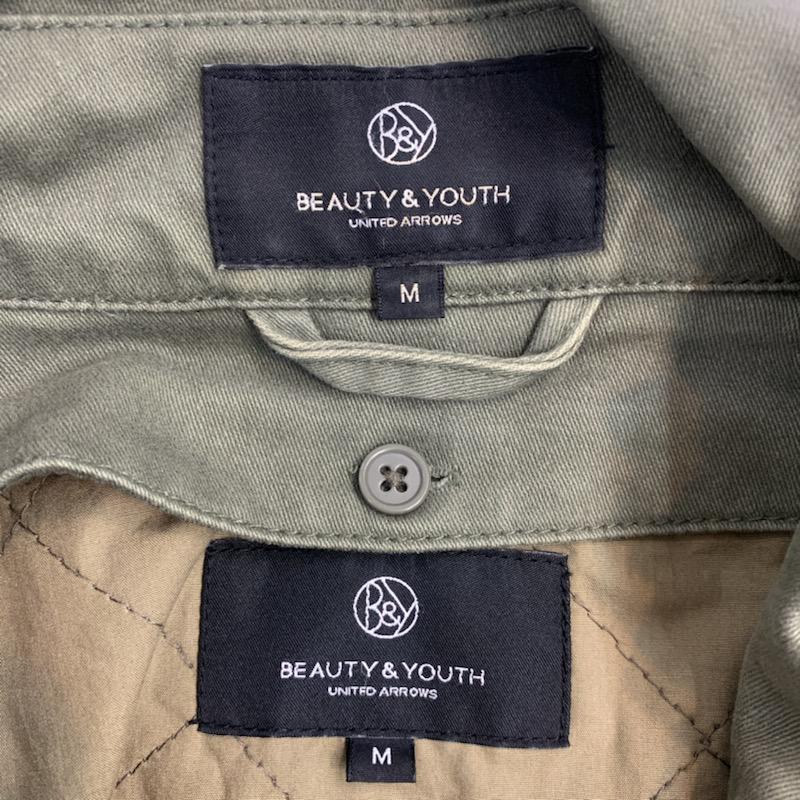 ビューティアンドユースユナイテッドアローズ BEAUTY&YOUTH UNITED ARROWS コート コート一般 ステンカラーコート M カーキ / カーキ / レディース USED 古着 中古 10041549
